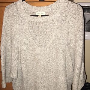 Cute fall grey sweater!